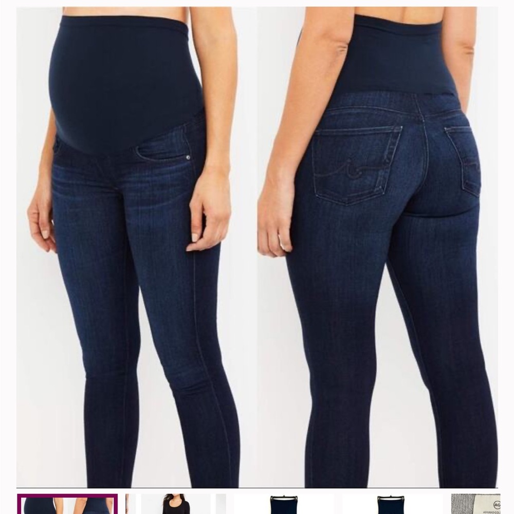 AG Women's Maternity Full Panel Jeans